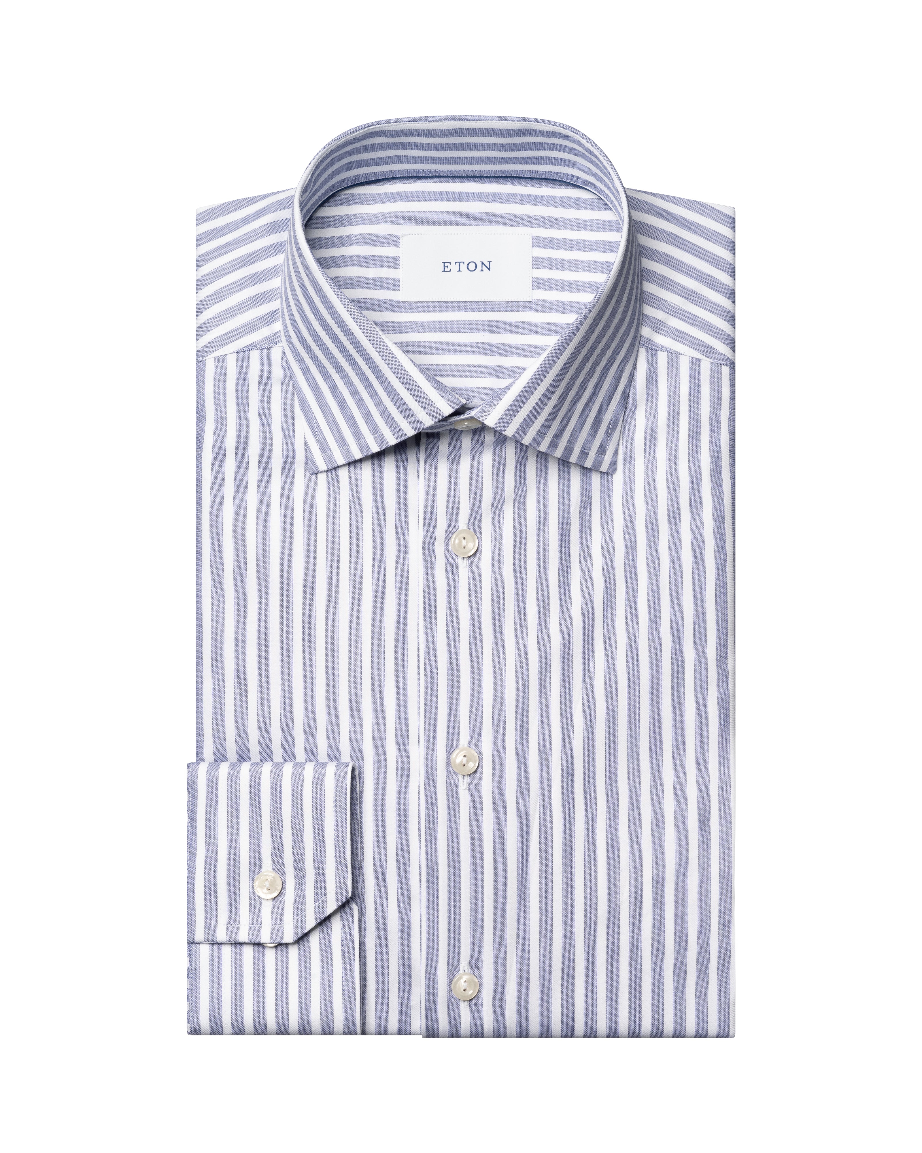 Eton Striped Oxford Skjorte - Contemporary Fit